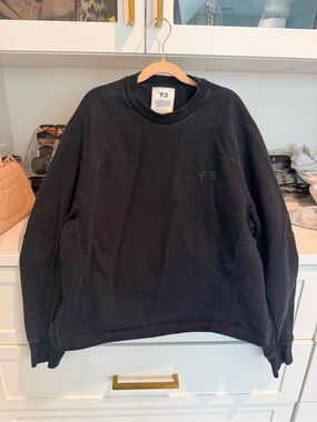 Y-3 women’s Black Crewneck Sweatshirt